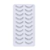 outopen 10 Pairs Natural Lashes That Look Like Extensions 5-13MM Short False Eyelashes Handmade Clear Band Wispy Eyelashes For Daily Work Lashes Easy To Apply (A01)