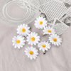 Daisy Hair Clip for Women Flower Hair Barrettes Pin for Girls Sunflower Hair Clip for Women Daisy Hair Accessories for Little Girls Floral Hair Clips for Women Wedding Daisy Alligator Hair Clips 8PCS
