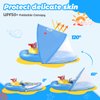 LAYCOL Baby Pool Float with UPF50+ Sun Protection Canopy & Toy Play Console for Infant, Toddler, Adjustable Safety Seat for 3-36 Months