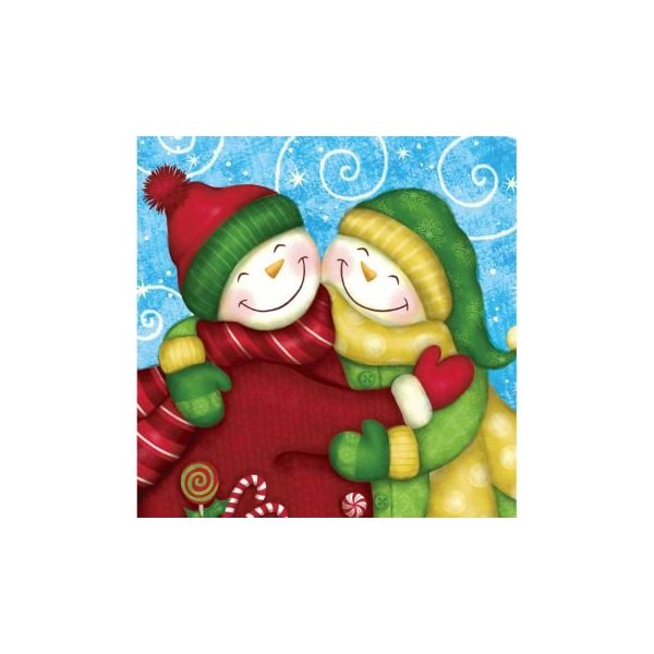 Wintertime Greetings Beverage Napkins