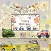 9pcs Transportation Balloons, TACYKIBD Vehicles Aluminum Foil Balloons, Train Ambulance Police Car Fire Truck School Bus Plane Submarine Ship Balloon for Kids Children Birthday Party Decor Supplier