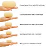 Beaute Galleria Hair Donut Bun Maker Ring Style Mesh Chignon Ballet Sock Bun (Mini, Beige/Blonde)
