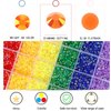 BELICEY 24000Pcs Rainbow Rhinestones for Nails Flatback Resin Crystal Nail Rhinestones Round Beads Gems Multi Sizes Rhinestones 3D Nail Crystals for Nail Art DIY Crafts Clothes Shoes Jewelry