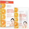 Skin Aesthetics Vitamin C & Collagen Sheet Face Mask - Reduce Wrinkles & Age Spots, Moisturizes, Hydrating & Advanced Brightening Sheet Mask - Cruelty Free Korean Skin Care - All Skin Types - 5 Masks