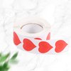 500PCS Tanning Stickers, 1 Inch Red Heart Shaped Body Stickers Sun Body Stickers for Tanning Self Adhesive Tanning Bed Stickers Sunbathing Stickers