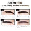 LOKFAR 2 Pcs Peel Off Tattoo Eyebrow Gel, Natural Eye-brow Gel Long-Lasting Waterproof Eyebrow Peel Off Tattoo Brow Tattoo Makeup, Eyebrow Tattoo Peel Off for All Types of Eyebrows (Gray Brown)