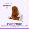 Warm Pals - Hound Dog - 1.5lbs - Cozy Microwavable Lavender Scented Plush Toys - Heated Stuffed Animal - Heatable Coolable Bedtime Comfort Plushie
