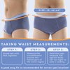 Wearever Incontinence Underwear for Men - Reusable & Washable Men's Bladder Control Briefs with Regular Absorbency - Leak Proof Underwear (Single Pair) (Gray) (XL) (Waist 42-44)