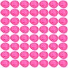 60 Pieces Plastic Mini Western Cowboy Hats Cowgirl Hats, Miniature Cute Toy Doll Hats Doll Dress Up Party Accessories for Dollhouse Decor (Pink)