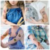Temporary Tattoo for Kids, 62pcs Fake Tattoos Pattern, Waterproof Body Art Stickers, Cute Tattoo Decorations, Birthday Party Favor Supplies Decor for Boys Girls Children Toddler Teens 10 Sheets Animals