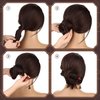 WILLBOND 2 Pieces Chinese Wooden Hair Sticks Retro Wooden Hairpins Japanese Classic Hair Chopsticks Handmade Flower Hair Accessories for Women Long Hair(Classic Style)