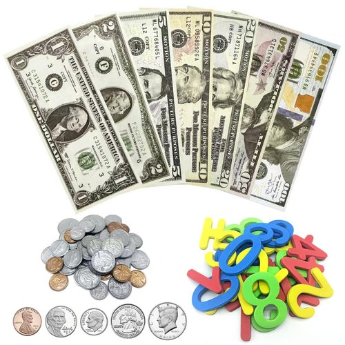 PHECDA 184 Pcs Math Teaching Set, Addition, Subtraction, Multiplication and Division Educational Toys for 3-8-year-old Boys and Girls, Develop Early Math Skills, Math Games