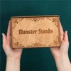 SMONEX Monster Stands 30 pcs Compatible with Gloomhaven Board Game - Board Game Stands with Health Tracker for Normal and Elite Monsters
