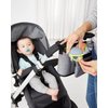 Skip Hop Silicone Pacifier Holder, Grab & Go, Grey