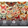 Elena Essex 1000 Piece Puzzle for Adults - Tiger Lounge, Stamp Collection, Butterfly Beauty (Butterfly Beauty)