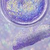 Holographic Body Glitter Gel for Body, Face, Hair and Lip Color Changing Sparkling Face Glitter Gel Mermaid Sequins Glitter Face Paint for Women Girls Music Festival Concerts Party, 50ml x 2