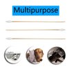 600pcs Precision Cotton Swabs with 6'' Long Sticks for Gun Cleaning, Makeup or Pets
