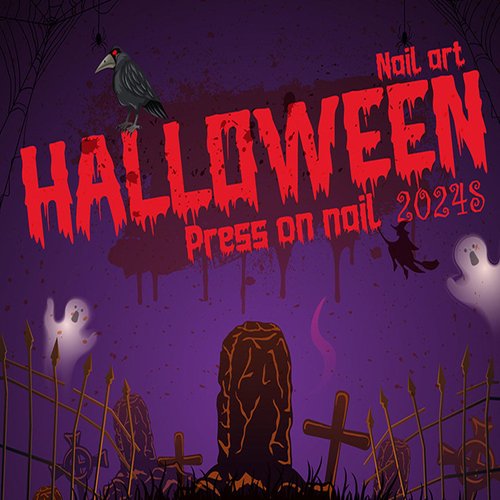 Halloween Stiletto Press on Nails Long Almond Fake Nails with Red Blood Design Full Cover Press ons Artificial Acrylic False Stick on Nail for Women Halloween Party Manicure 24Pcs