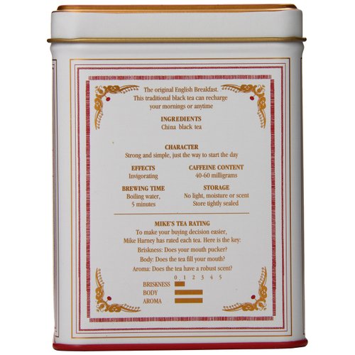 Harney & Sons Black Tea, English Breakfast, 20 Sachets