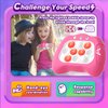 Byserten Handheld Game Toy for Kids Age 6-12, Sensory Fidget Toys for Kids 8-12, Birthday Gifts for 6 7 8 9 Year Old Girls & Boys & Teens -Dark Pink