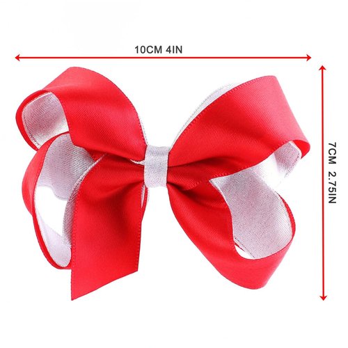 4PCS Hair Bows for Girls Grosgrain Ribbon Hair Bows with Alligator Clips Hair Accessories for Women Girls Braiding Hairclip-01