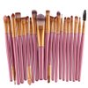 20pcs Makeup BRUSHES Kit Set Powder Foundation Eyeshadow Eyeliner Lip Brush NEW … (BLACK + GOLD)