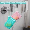 8 Pcs Soap Saver Pouch Body Scrubber Exfoliator and Soap Holder Loofah Soap Savers for Bar Soap Wash Soap Cover Soap Bag with Rope Exfoliating Sponge for Bath Shower Travel Face Hand Women, 8 Colors