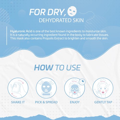 RE:PIEL Intensive Hyaluronic Capsule Facial Sheet Mask, Jelly Sheet Fermented with 100% Coconut Water, Vegan & Eco-Friendly, Safe for Sesitive Skin, Made in Korea (4 count) (Hyaluronic Mask)