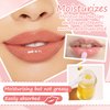 XMXueMei 3PCS Hydrating Lip Glow Oil,Moisturizing Transparent Toot Lip Oil Gloss with Big Brush Head,Tinted Lip Balm Non-sticky Long Lasting Nourishing Plumping Lip Gloss