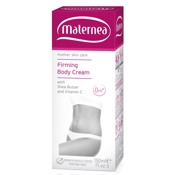 MATERNEA Firming Body Cream with Shea Butter, Polyglucoronic Acid and Vitamin C (5.07 fl.oz. US) Allergen & Perfume free