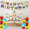 Bike Themed Birthday Party Decorations, Include Happy Birthday Banner, Cake Toppers, Balloons, Bicycle Theme Party Supplies for Kid's Birthday Bicycle Fans Sports Theme Party