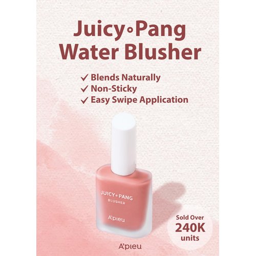 A'PIEU JUICY-PANG WATER BLUSHER (PK03 - Guava Pearl) Korean liquid blush for cheeks k beauty makeup, Stocking Stuffers