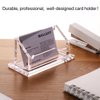 SANRUI Business Card Holder for Desk Clear Acrylic Business Card Display Business Card Stand Office
