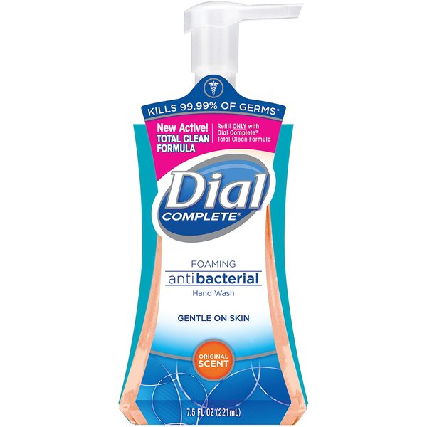 Dial Complete Antibacterial Foaming Hand Wash, Coconut Water, 7.5 Fl Oz (Pack of 1)