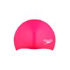 Speedo Unisex-Adult Swim Cap Silicone Long Hair , Pink