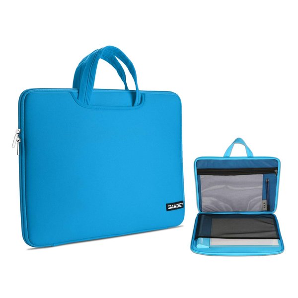 Protective Case for A4 Light Box,IMAGE Carrying Bag Travel Storage Case Pouch Cover with Pockets, for A4 Tracing LED Light Pad Coloring Board & Laptop, Notebook, Most Tracing Light Table Blue