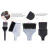 PERFEHAIR Hair Dye Brush Set -4 Pack, Hair Color Applicator Balayage Highlight Tint Brushes Comb Kit-Different Size