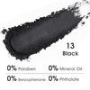 UCANBE Black Single Eyeshadow Palette, Highly Pigmented Matte Eye Shadow Powder, Professional Long-Lasting Waterproof Makeup Palette