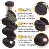 QTHAIR 12A Brazilian Virgin Hair Extension Body Wave 3 Bundles 300G 10 12 14inch Brazilian Body Wave Human Hair Weaves Brazilian Hair Bundles Body Wave Virgin Hair Extensions