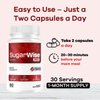 (5 Pack) SugarWise Pro Capsules - Original SugarWise Pro Support Capsules All Natural Premium Advanced Formula, Sugarwise Pills Multivitamin Support for Health & Wellness, 300 Capsules for 5 Months