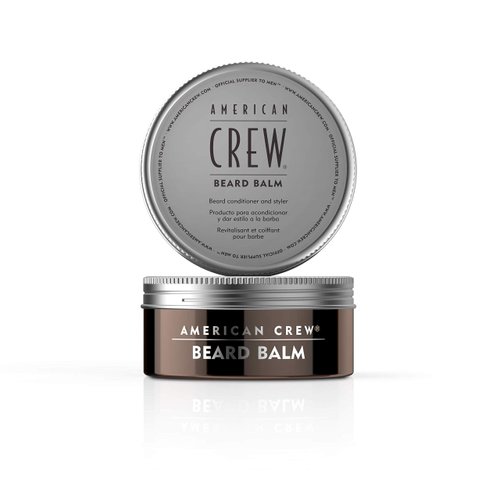 American Crew Beard Balm, Conditioner & Styler, Sweet Almond Oil, Shea Butter, 2.1 Fl Oz