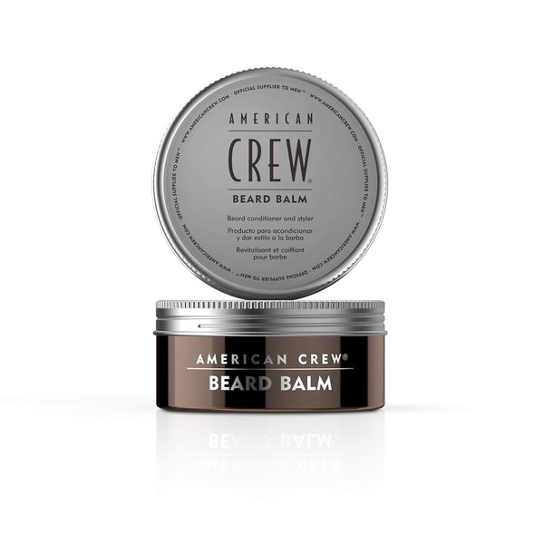 American Crew Beard Balm, Conditioner & Styler, Sweet Almond Oil, Shea Butter, 2.1 Fl Oz