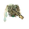 Chinese Lucky Jade Hairpin Women Vintage Tassel Hair Clip Hanfu Accessories Antique Cosplay Hair Clip Gift