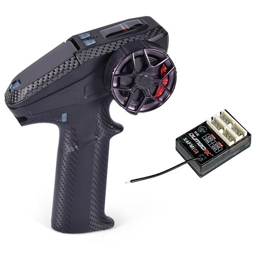 DUMBORC X6PM-350 RC Transmitter with X4FMG Mini Receiver Built-in Gyro Lightweight RC Remote Controller for Small Scale Cars Mosquito Car