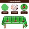 brogtrol 2 Pack Football Tablecloth Plastic Disposable Football Party Decorations Football Table Cover for Football Theme Birthday Party Game Day Tailgate Party