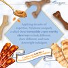 Nylabone Dog, Puppy Gourmet Style Strong Chew Toy Wishbone Peanut Butter Small/Regular (1 Count)