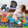 ALASOU Baby Big Trailor Car Toys with Playmat/Storage Bag|1st Birthday Gifts for Toddler Toys Age 1-2|Baby Toys for 1 2 3 Year Old Boy Birthday Gift for 12-18 Month|Stocking Stuffers for Toddlers 1-3