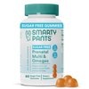 SmartyPants Prenatal Vitamins for Women, Sugar Free Multivitamin Gummies: Methylfolate, Omega 3 (ALA) Vitamin D3, C, Vitamin B12, B6, Vitamin A, K & Zinc, Erythritol Free, 60 Count (20 Day Supply)