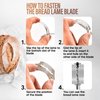 RICCLE Bread Lame Slashing Tool, Dough Scoring Knife with 15 Razor Blades and Storage Cover