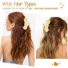 3 PCS Hawaiian Flower Hair Clips Plumeria Hair Clip Hibiscus Flower Hair Clips for Women Girls Thick Thin Hair Beach Hair Accessories Non Slip Strong Hold Hair Catch Clamp Barrettes